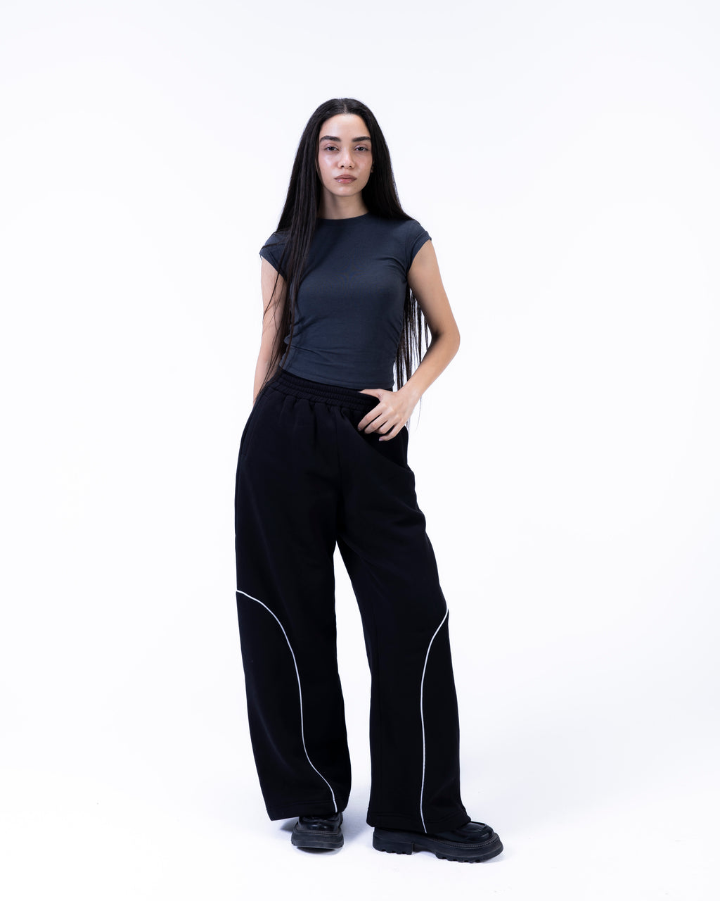 Winter Black Sweatpants