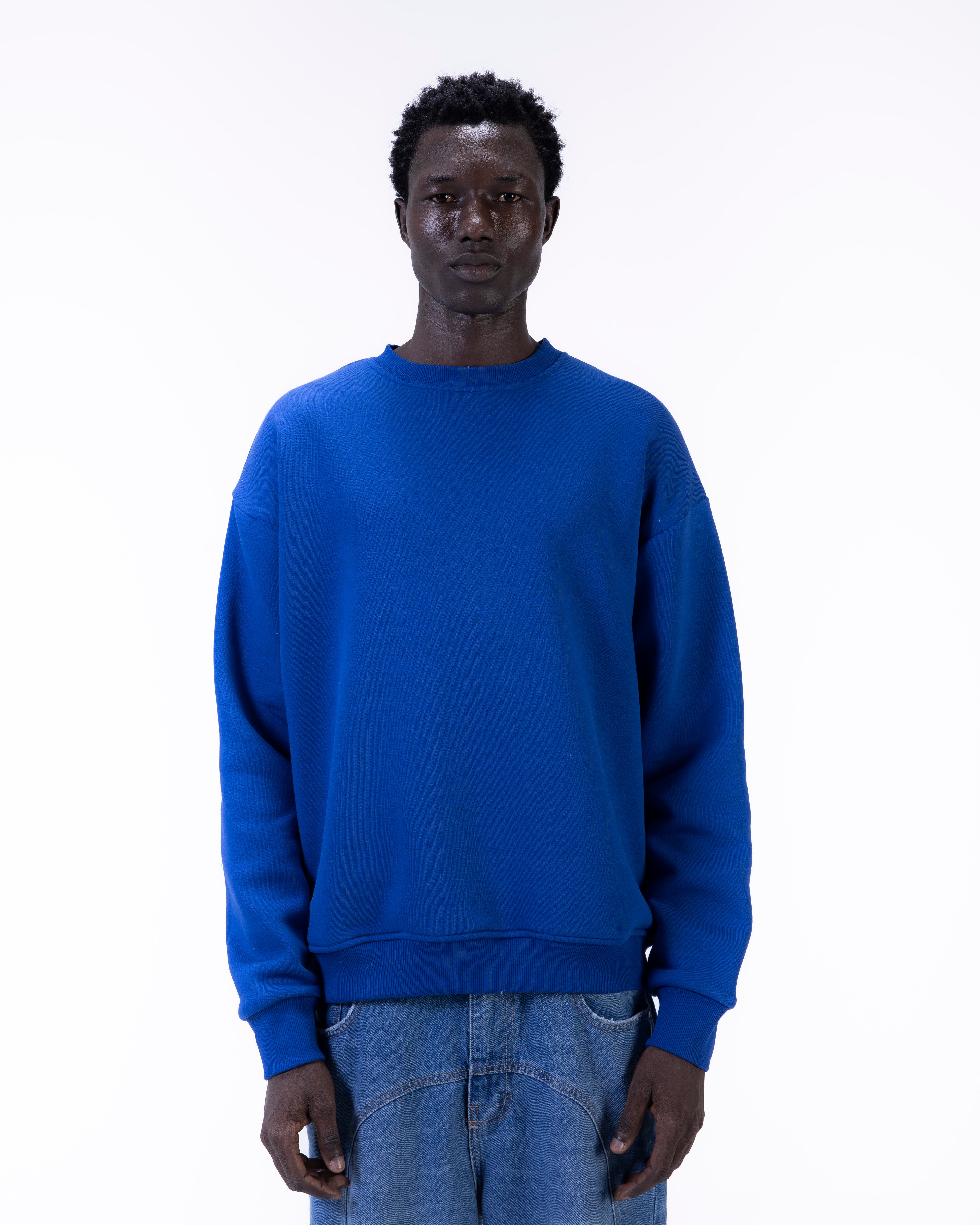 Blue Basic Crewneck