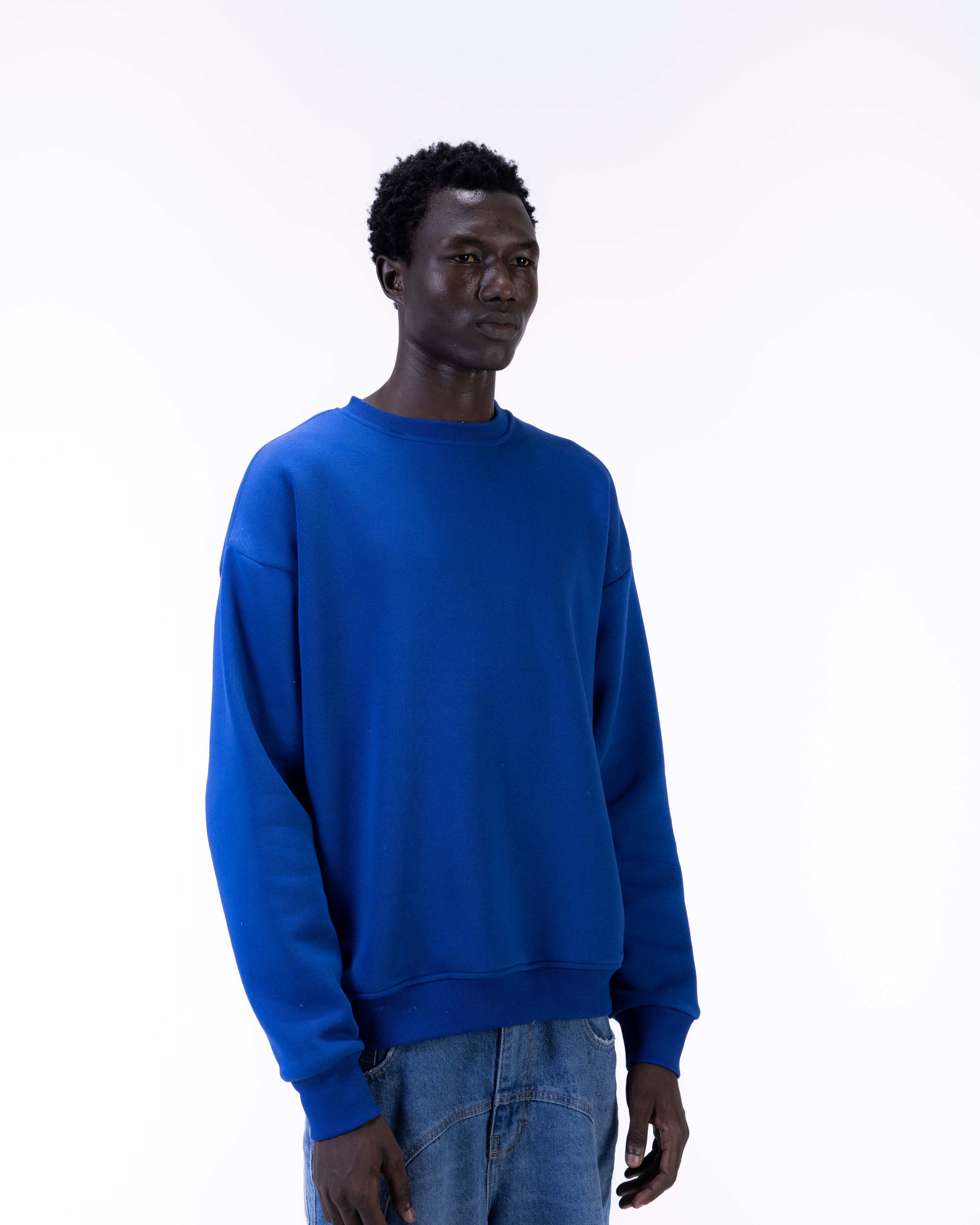 Blue Basic Crewneck