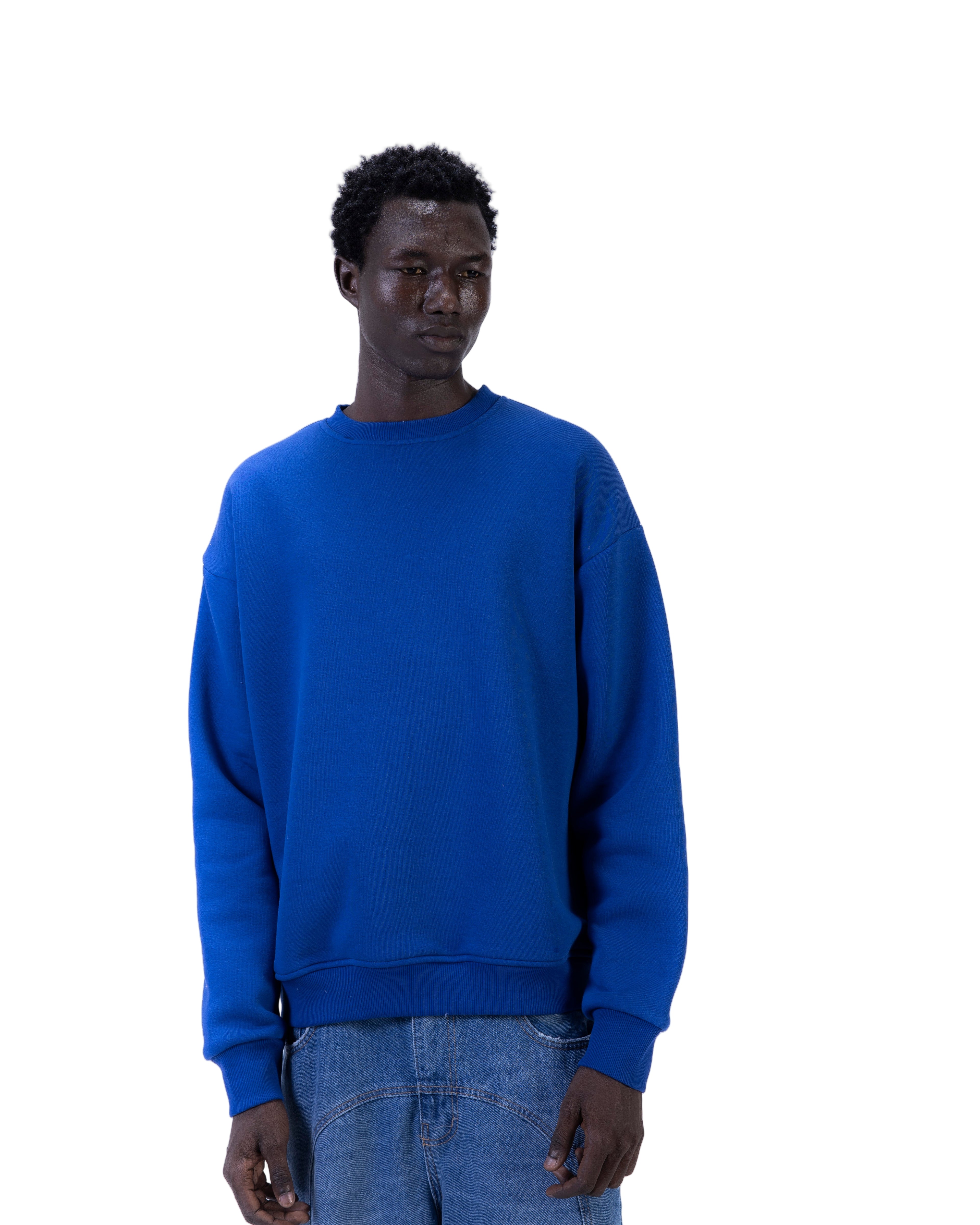 Blue Basic Crewneck