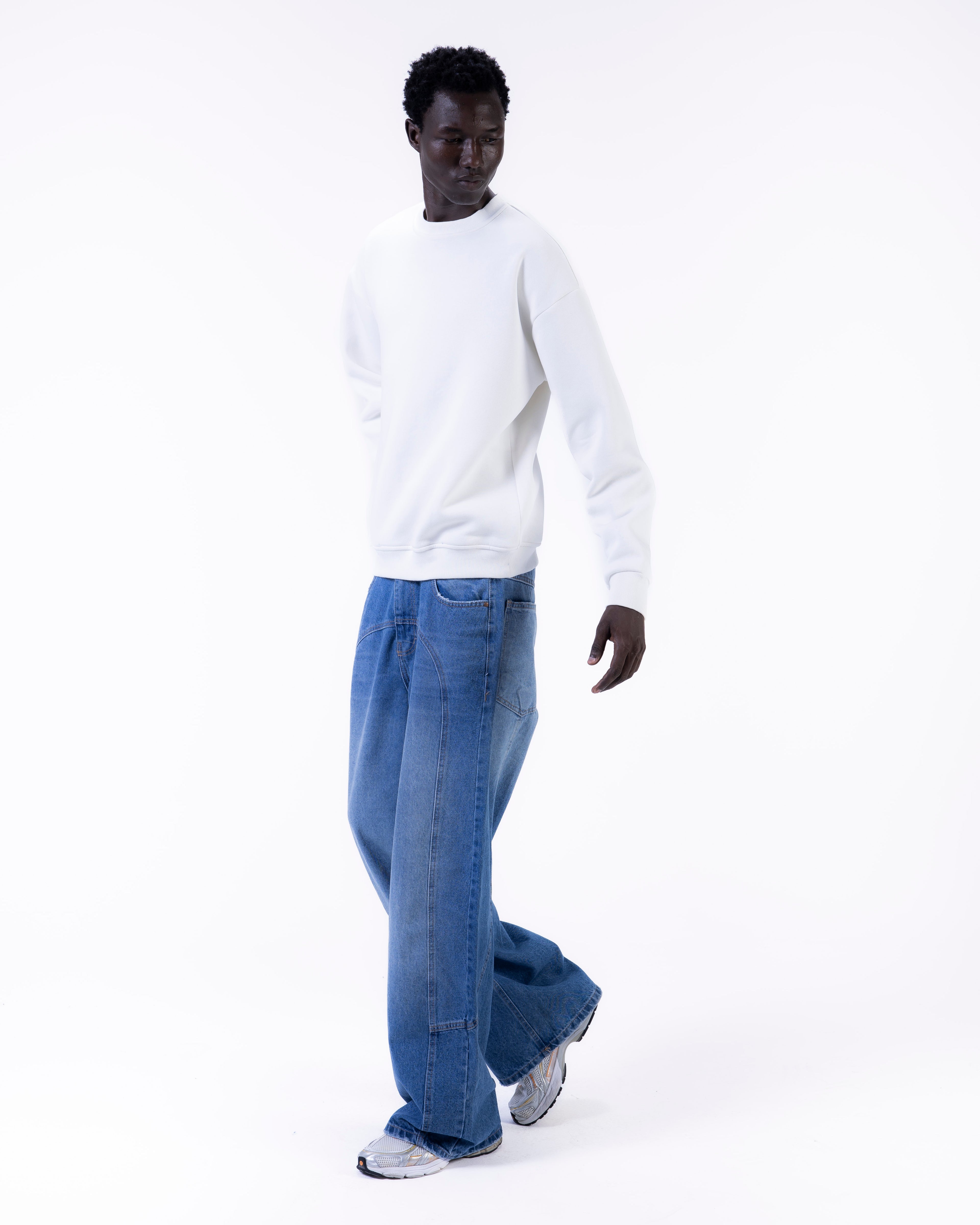 White Basic Crewneck