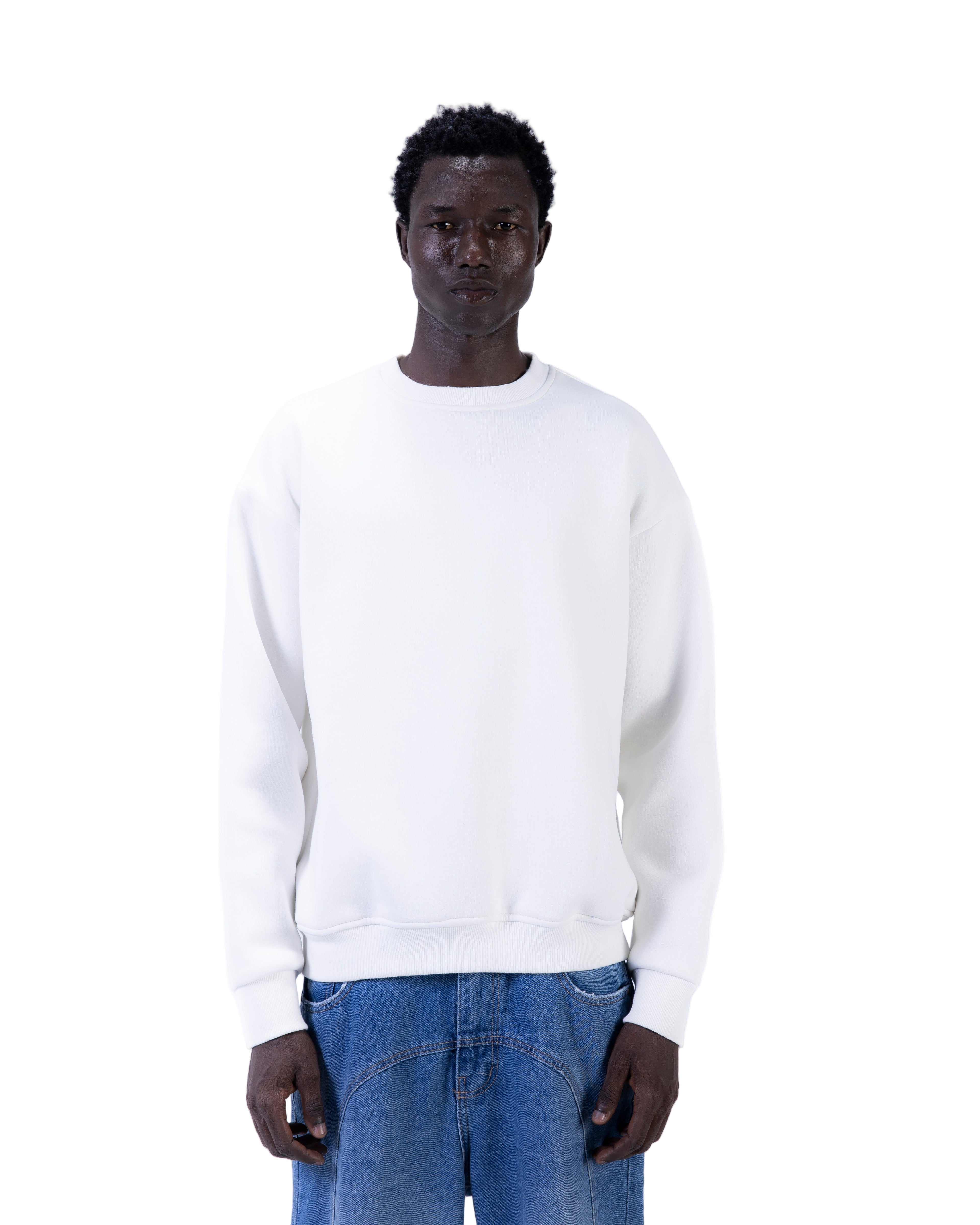 White Basic Crewneck