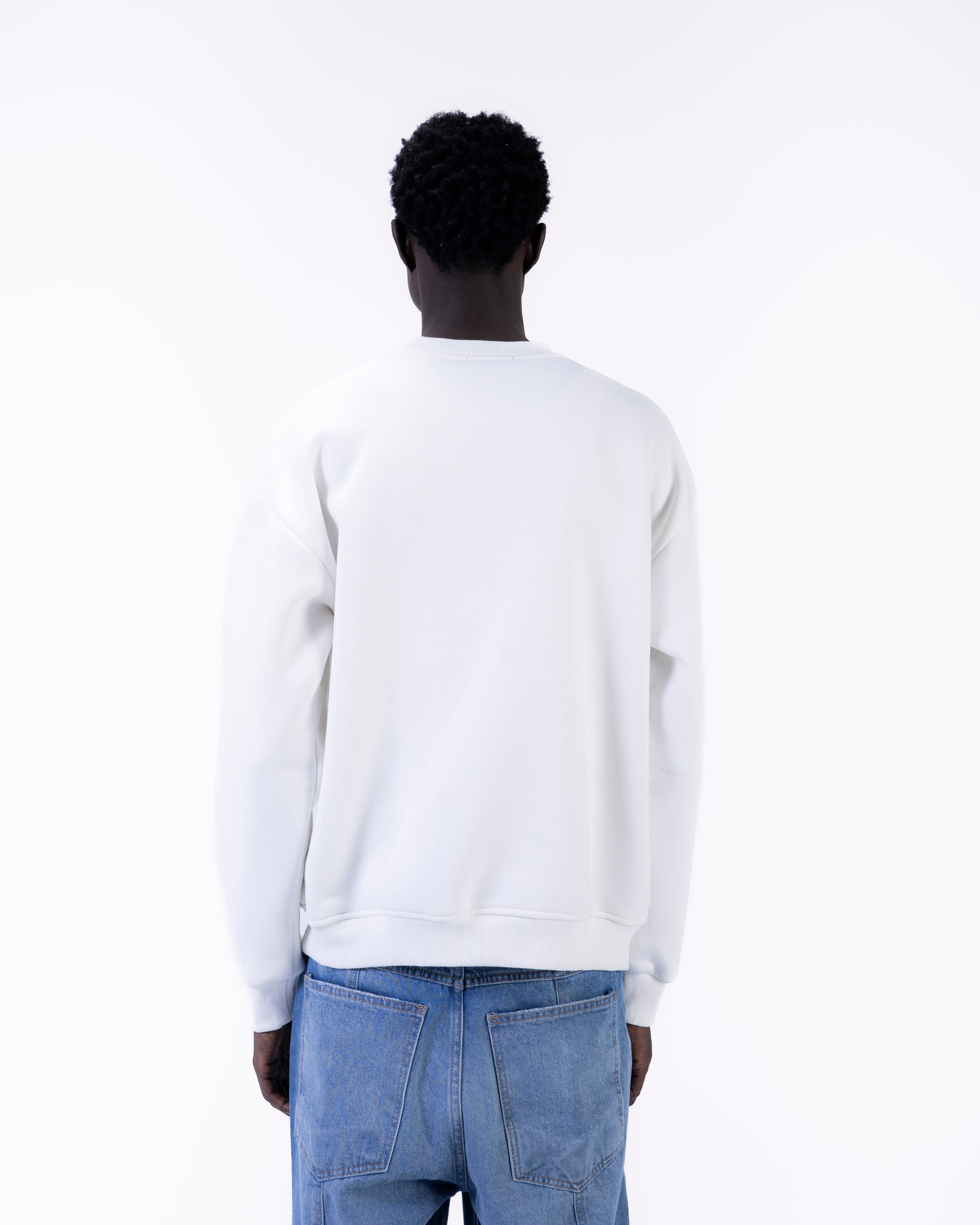 White Basic Crewneck