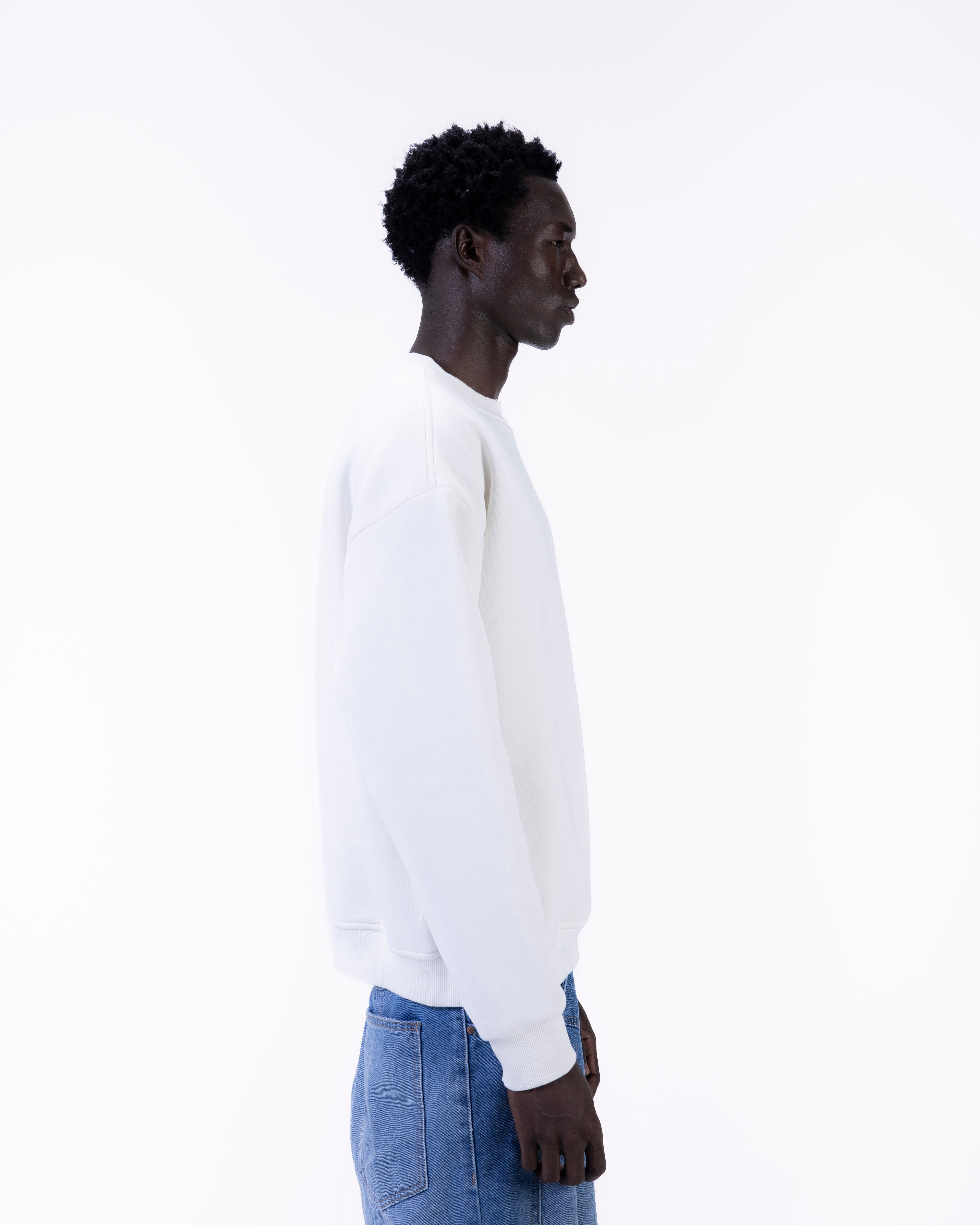 White Basic Crewneck