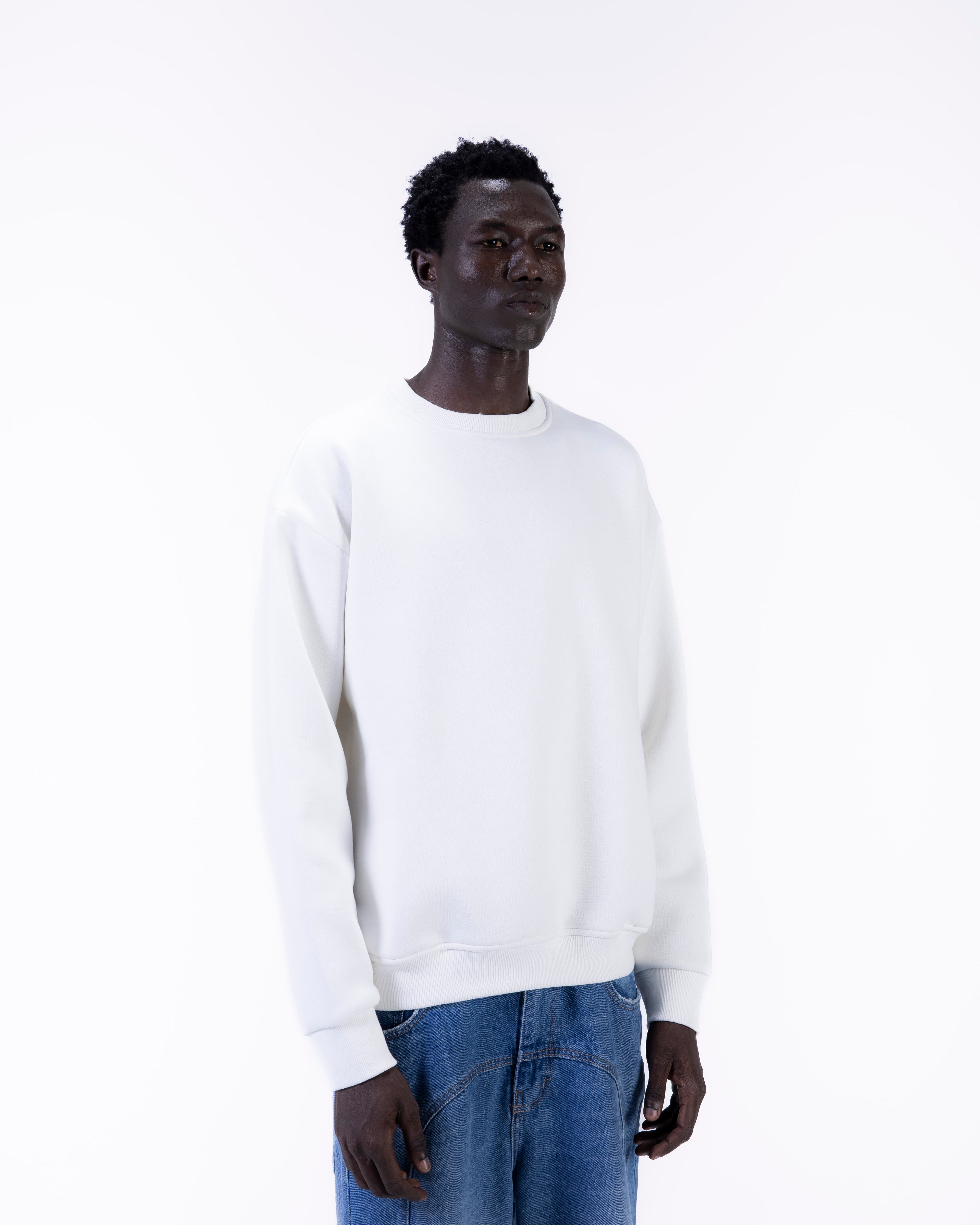 White Basic Crewneck