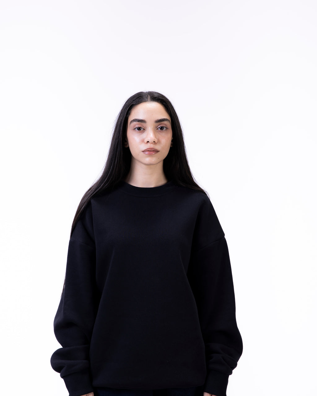 Black Basic Crewneck
